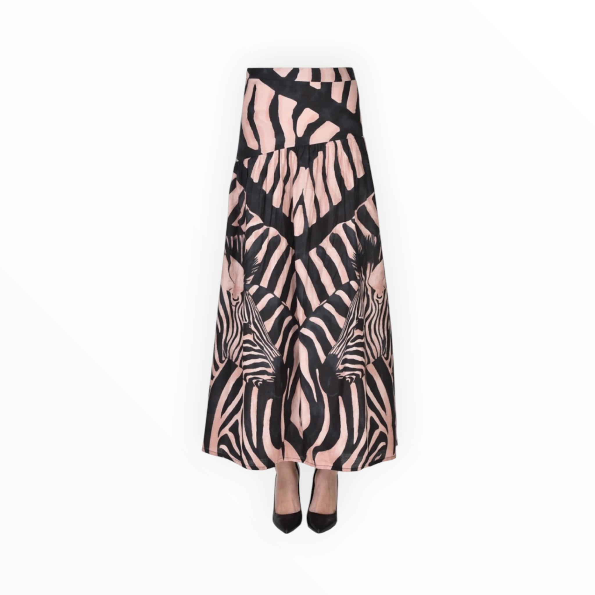 Connor & Blake Pamela Skirt - Crazy Zebra Pink