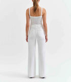 Daze Far Out High Rise Wide W/Seaming - Lamb