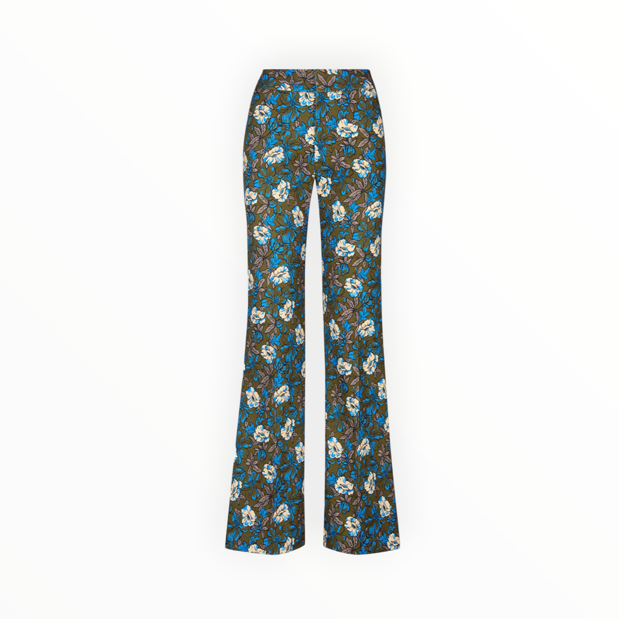 Smythe Classic Pant - Olive Floral