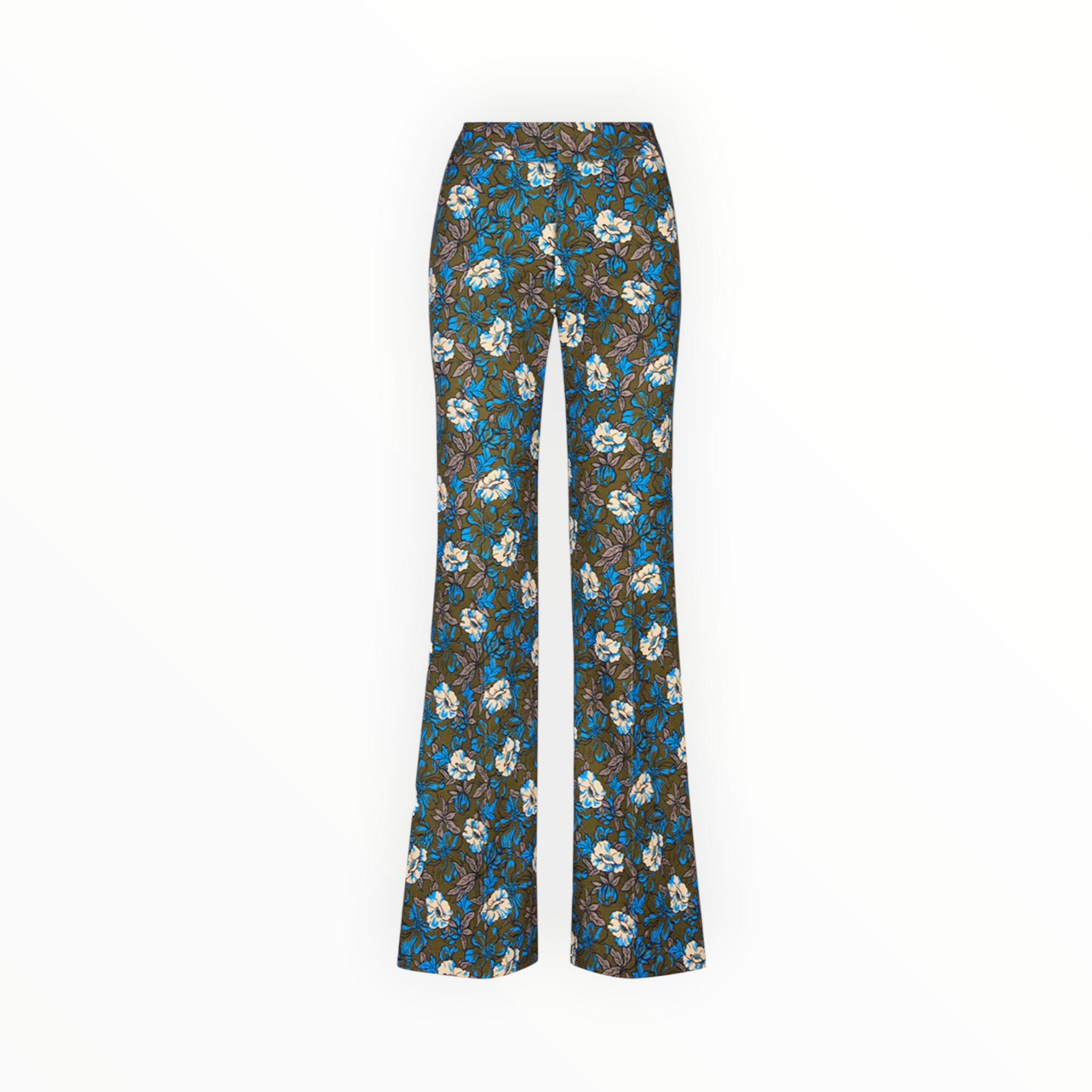 Smythe Classic Pant - Olive Floral