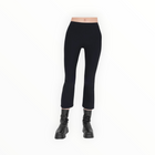 Elaine Kim Mitra Tech Stretch Cropped Side Zip Pant - Black