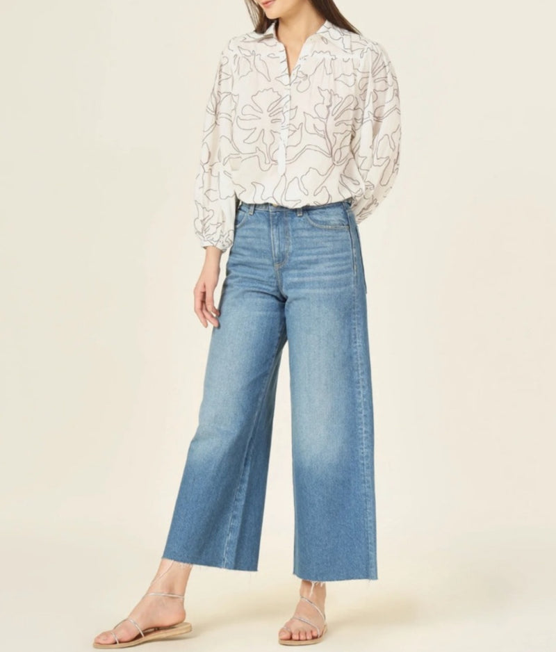 Omika Sierra Blouse - Uma Coconut