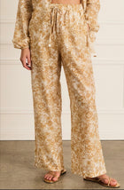 AQUA BLÚ Luminary Resort Pant - Gold