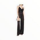 alice + olivia Riska Cowl Neck Chain Strap Jumpsuit - Black