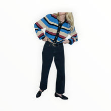 Nation Ltd Carmela Cardigan - Velour Multi Stripe