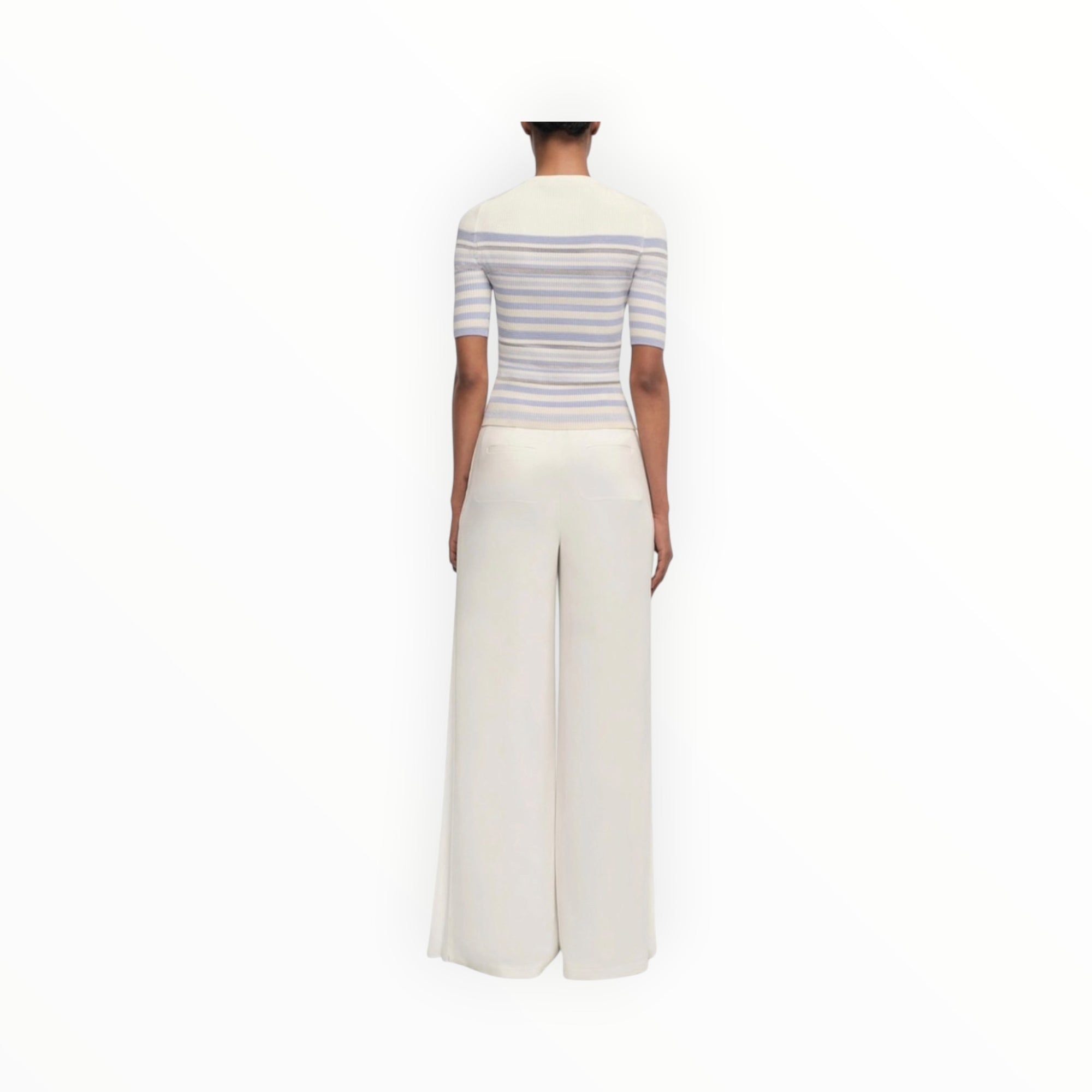 SIMKHAI Elena Top - French Blue Stripe