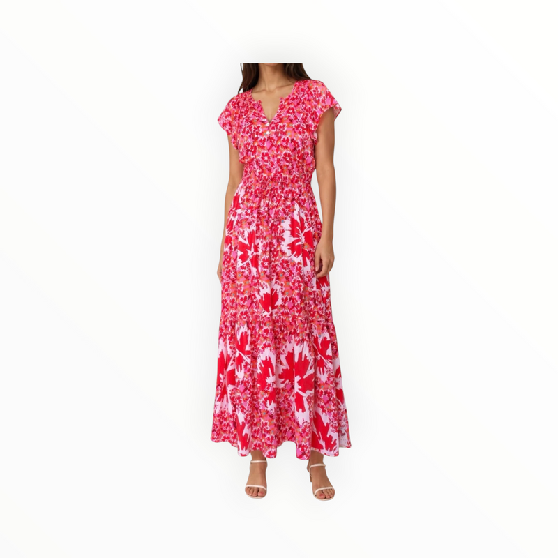 Omika Cora Midi Dress - Tara Sangria
