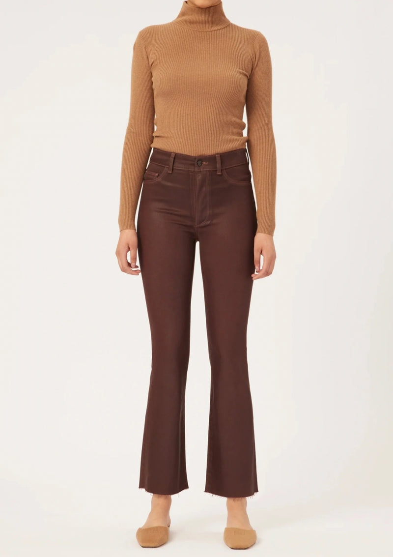 DL1961 Bridget Boot Instasculpt Jeans - Chocolate Coated