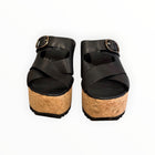 Homers Venice Wedge Sandal - Black