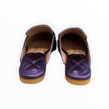 Psophía Loafer Slide - Purple Metallic