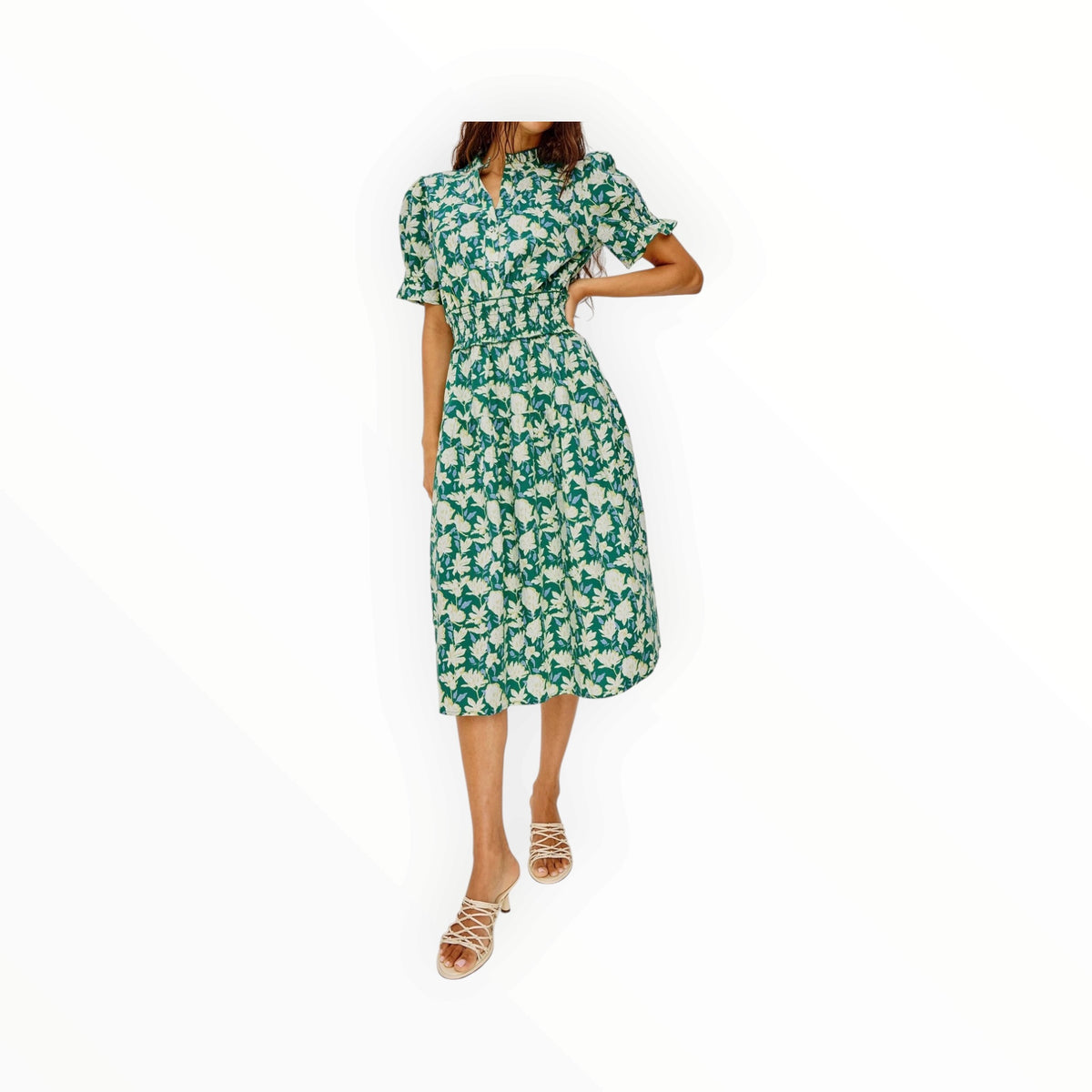 Rails Makayla Dress - Green Mayflower