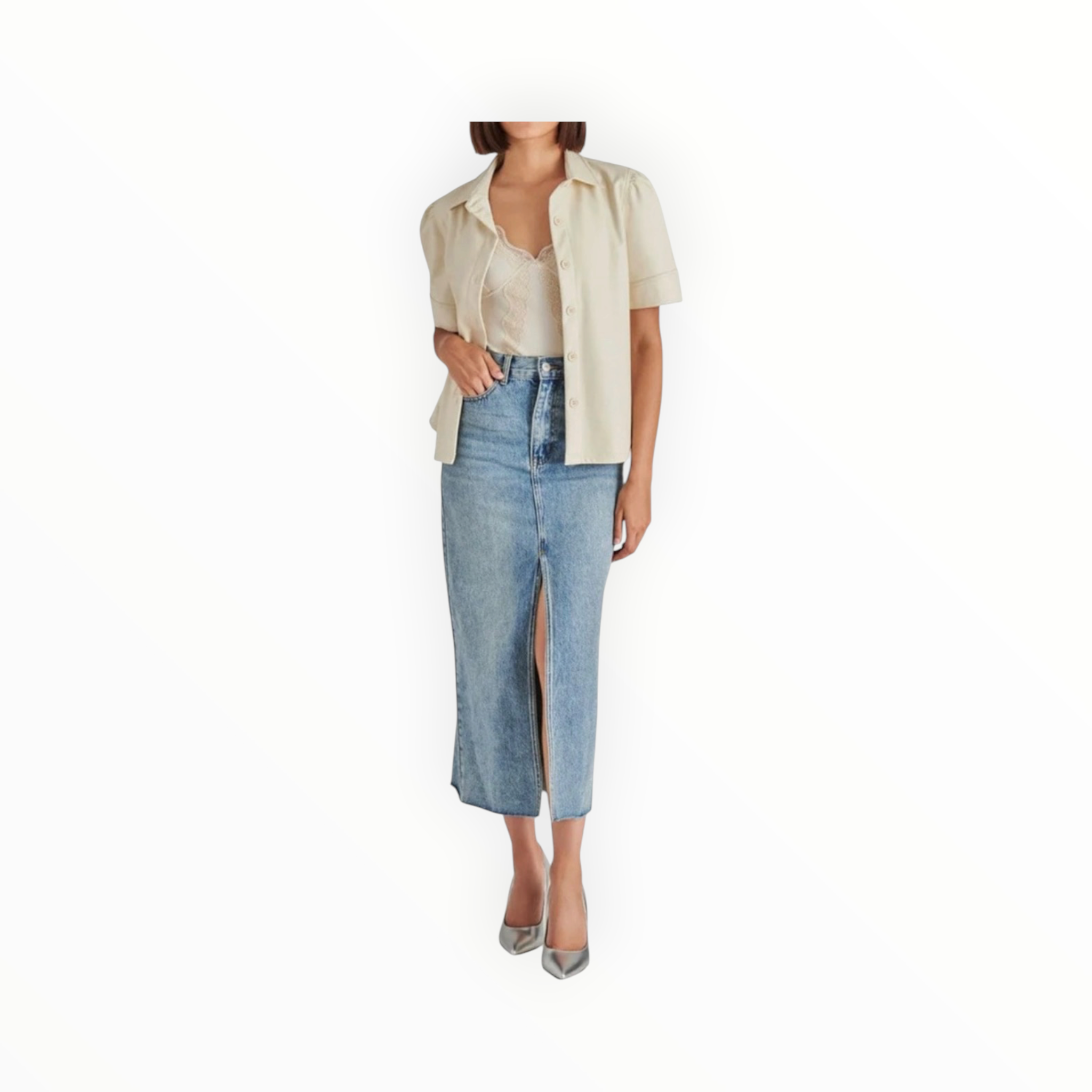 Steve Madden Avani Skirt - Light Blue