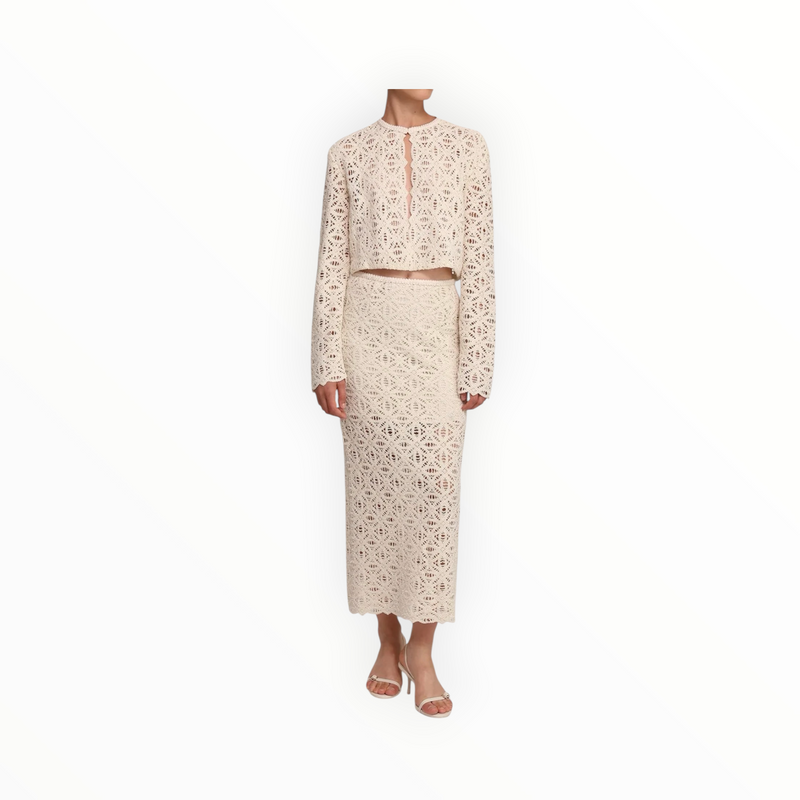 Sabina Musayev Anaya Skirt - Ivory
