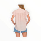 Secular Trinity Button-Up - Textured Pale Pink Cotton