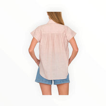Secular Trinity Button-Up - Textured Pale Pink Cotton