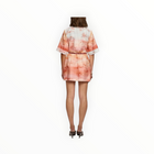 Kivari Sunset Shirt Mini Dress - Blue/Orange