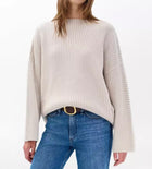rag & bone Ingrid Boatneck Sweater - Light Oat