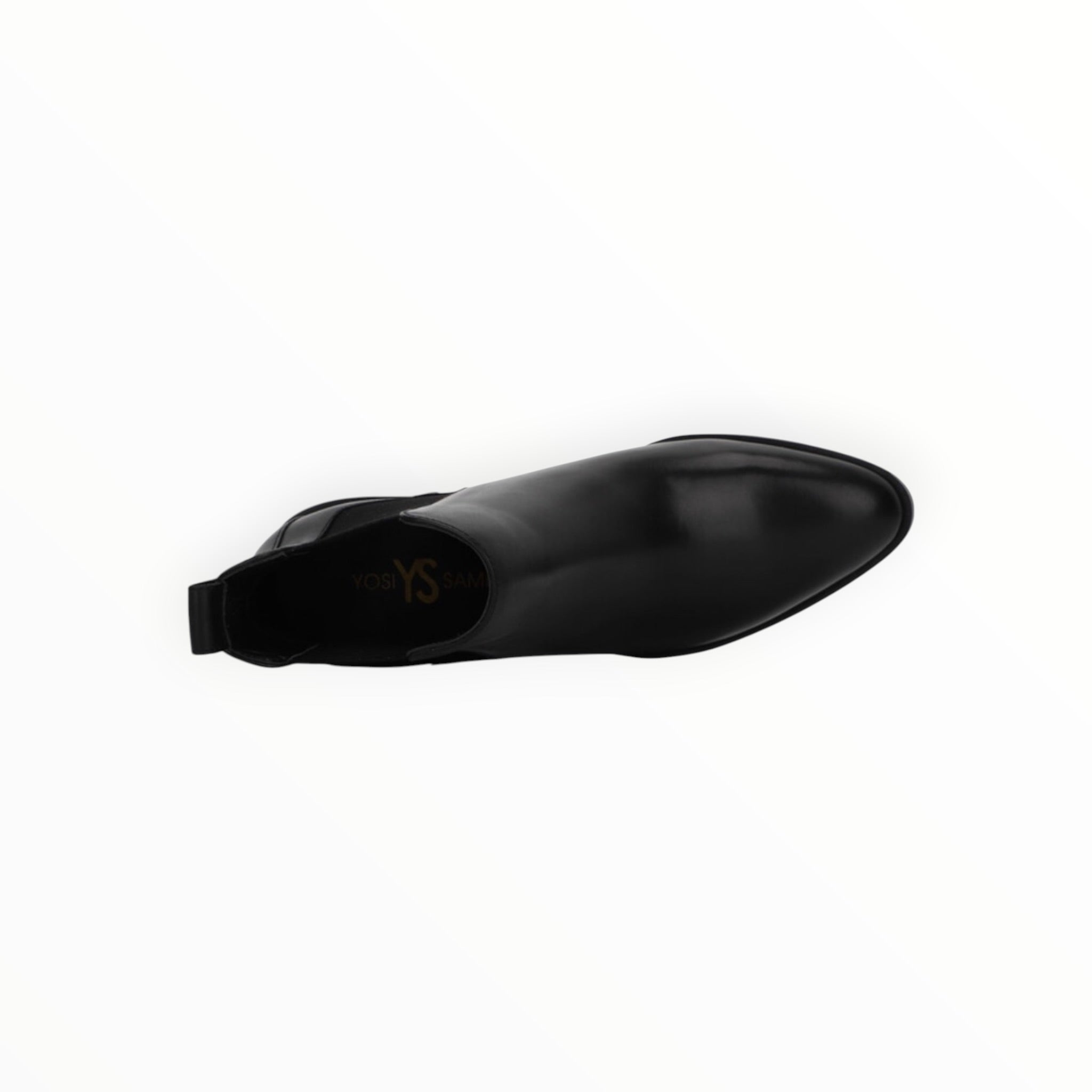 Yosi Samra Melissa Chelsea Leather Boot - Black