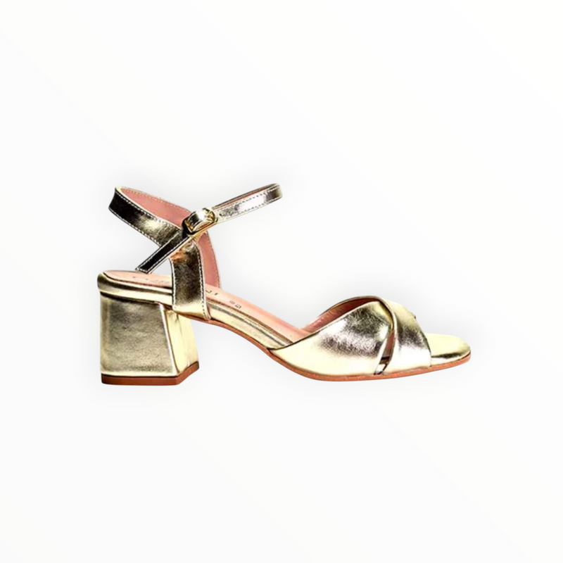 Cordani Ilaria Leather Sandal - Gold