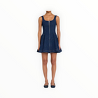SIMKHAI Eleodra Denim Mini Dress - Imperial