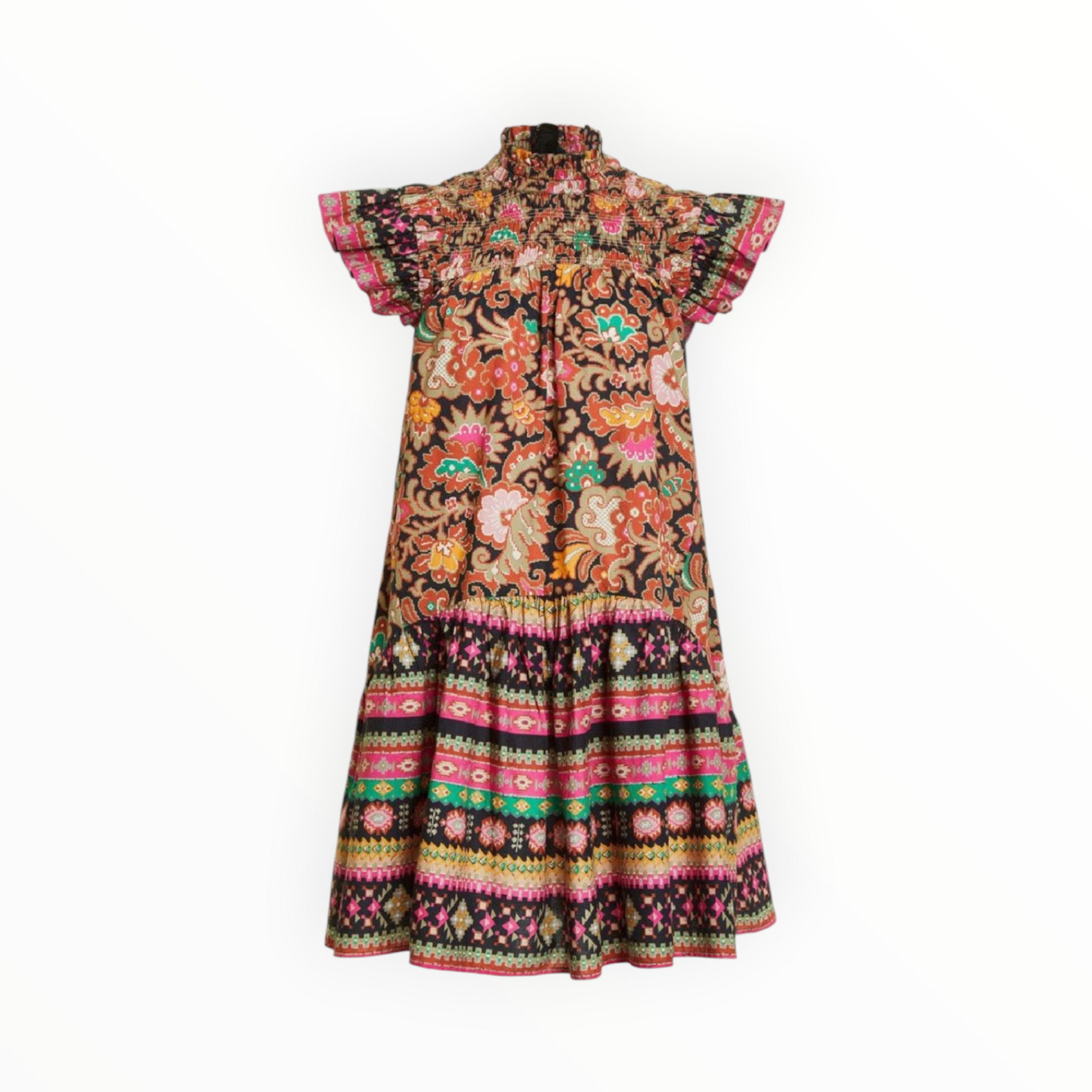 Love the Label Viola Dress - Casablanca Black Print