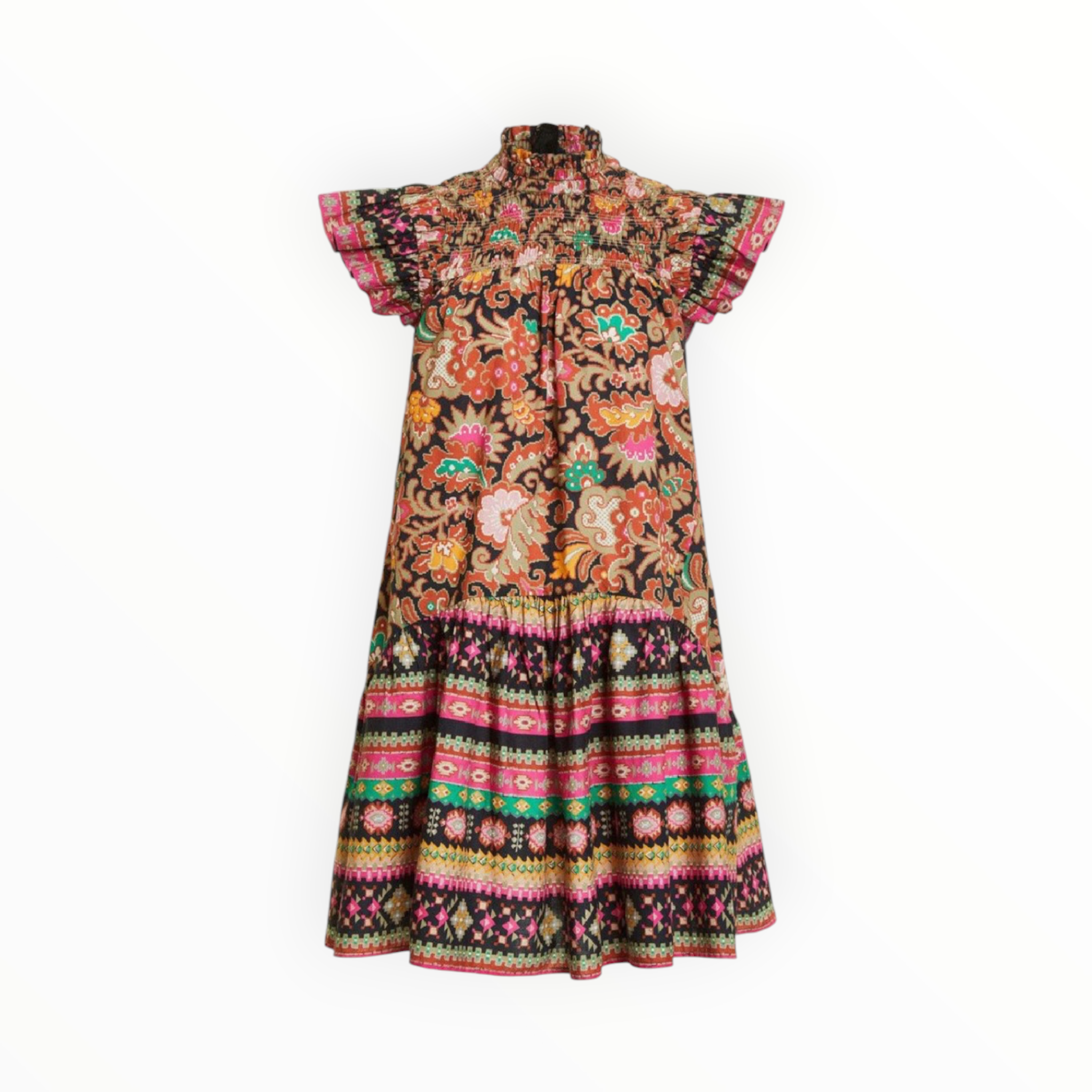 Love the Label Viola Dress - Casablanca Black Print