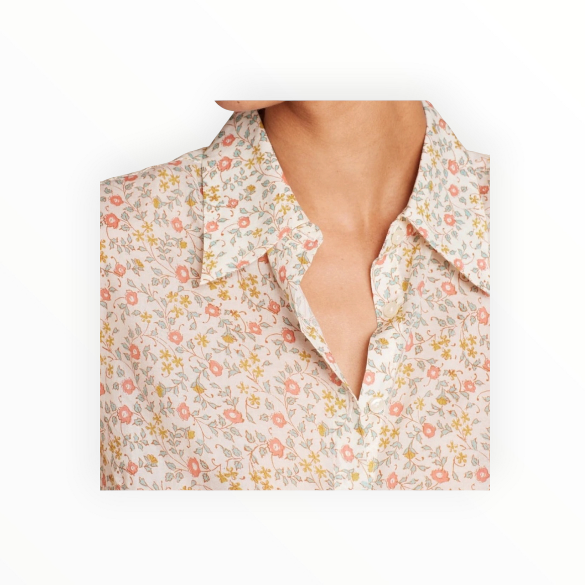 Trovata Jacquelin Shirt - Porcelain Ivy