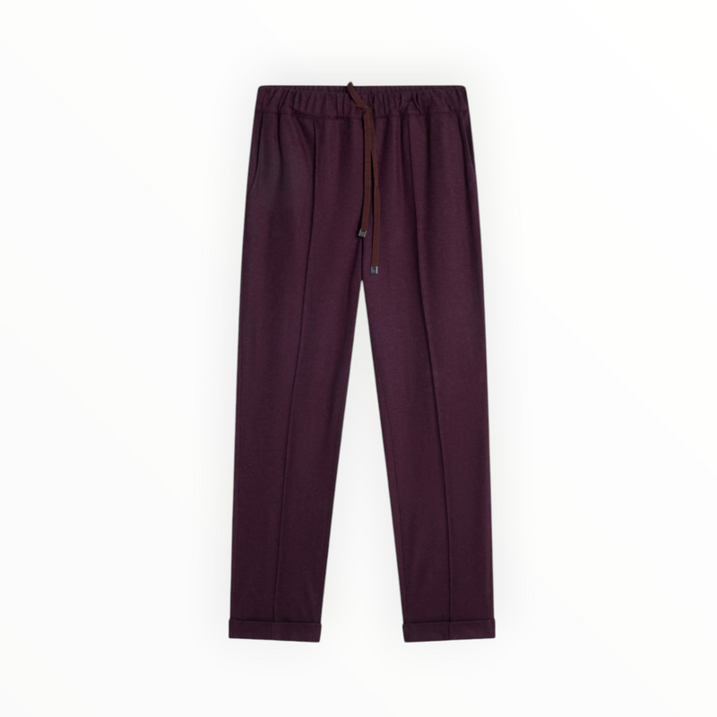 Liviana Conti Brian Trousers - Burgundy