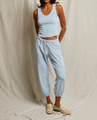 perfectwhitetee Loop Terry Joggers - Sky Blue