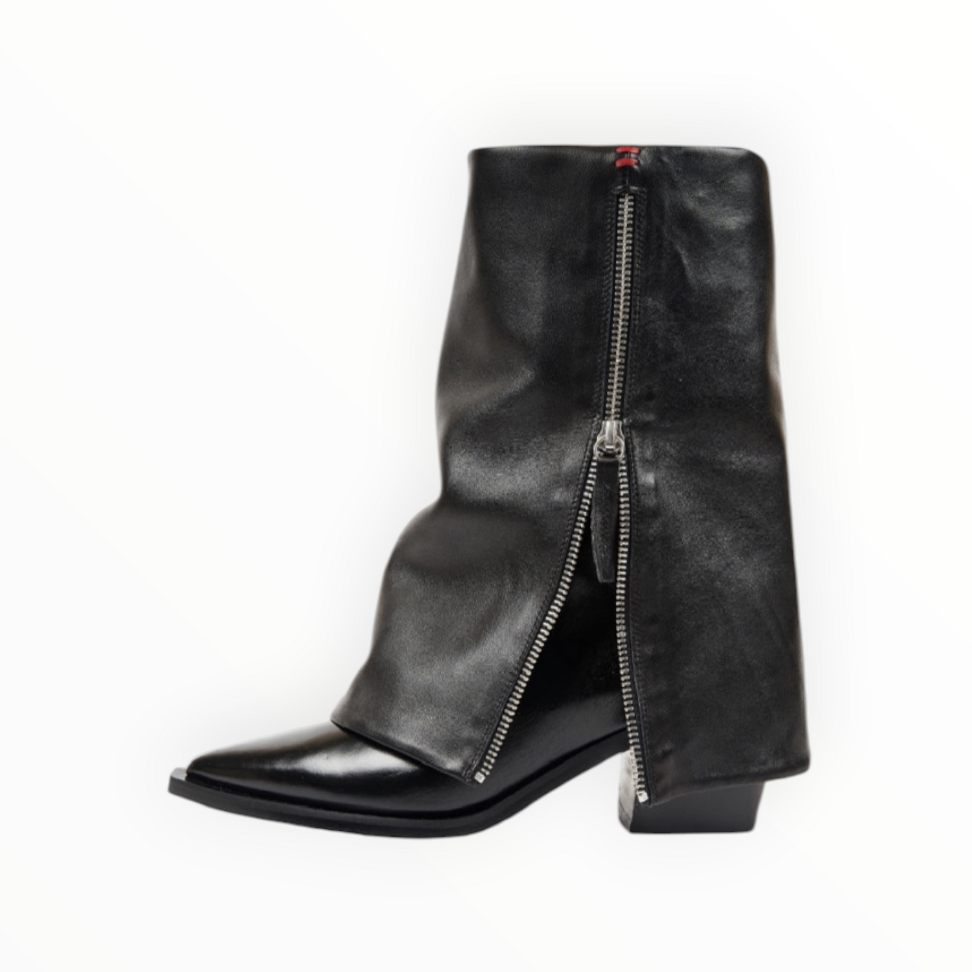 Halmanera Foldover Boot - Black