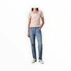 NSF Tally Slim Fit U Neck Slub Jersey Tee - Fuzz