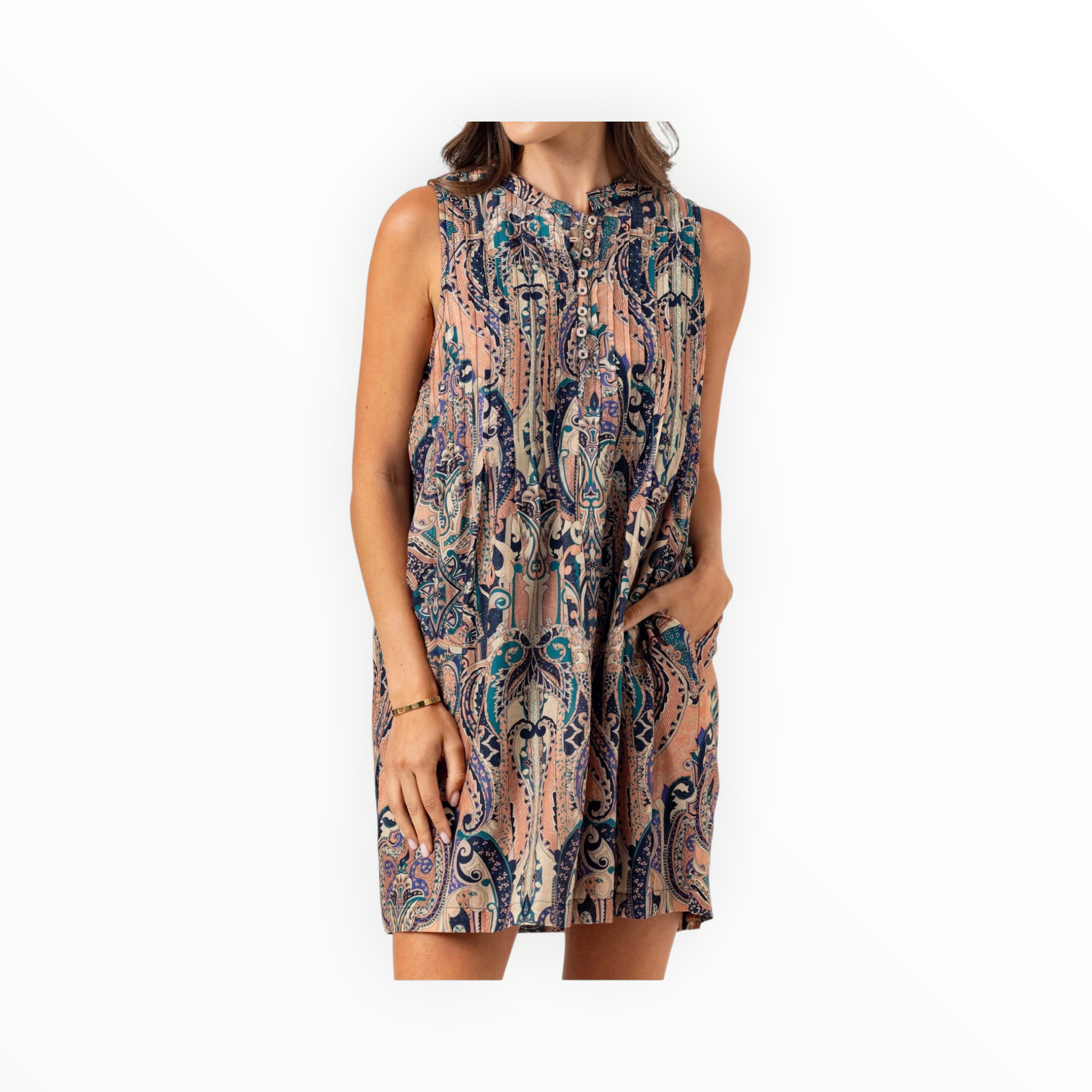 sundays Leora Dress - Spice Mosaic