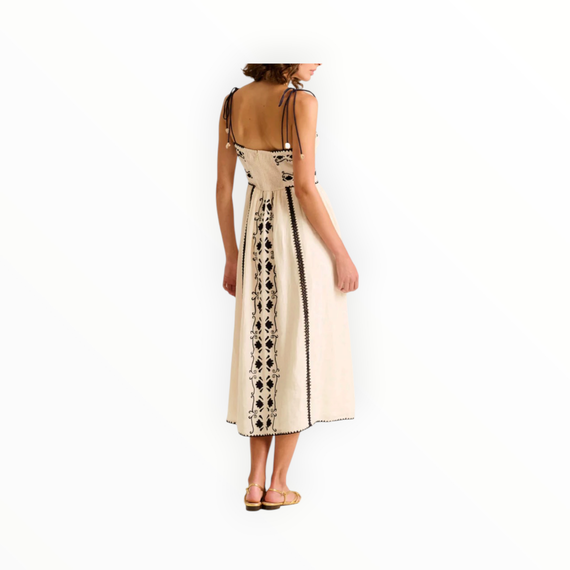 Carolina K Allegra Dress - Ivory