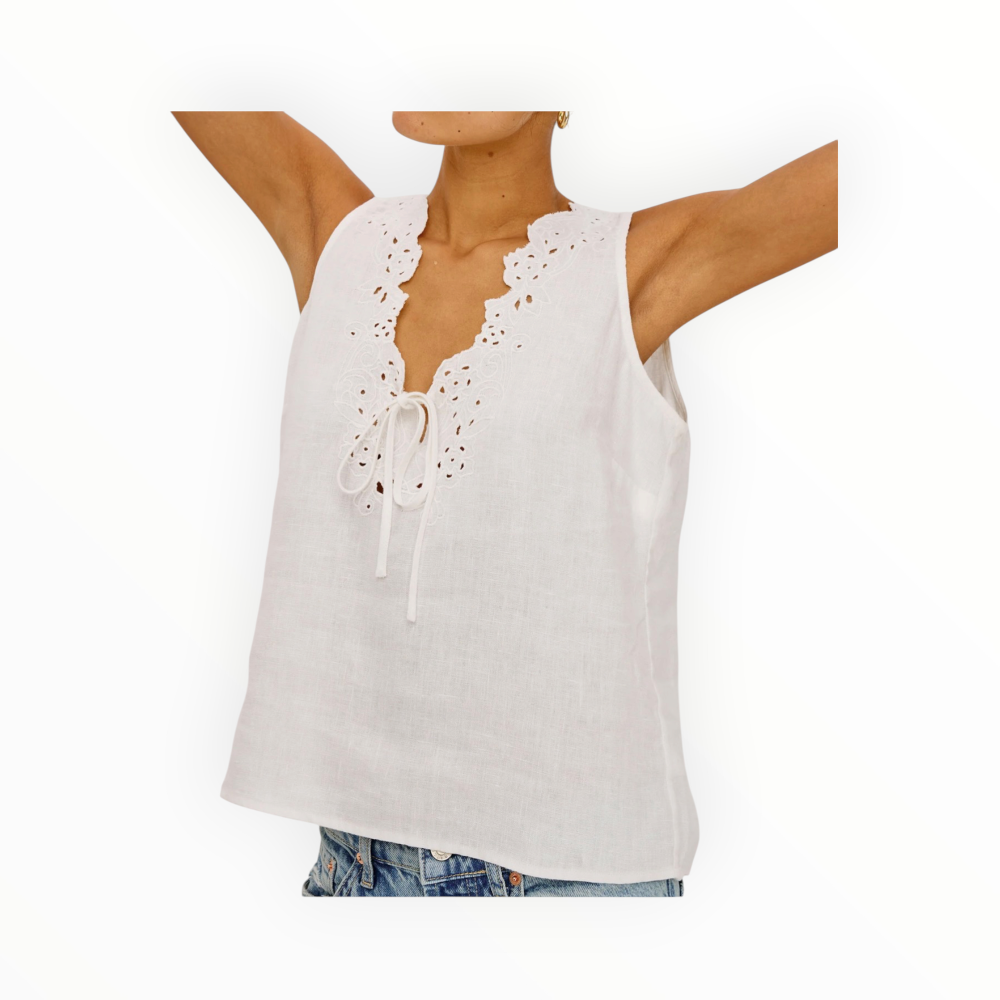 Rails Cornelia Top - White