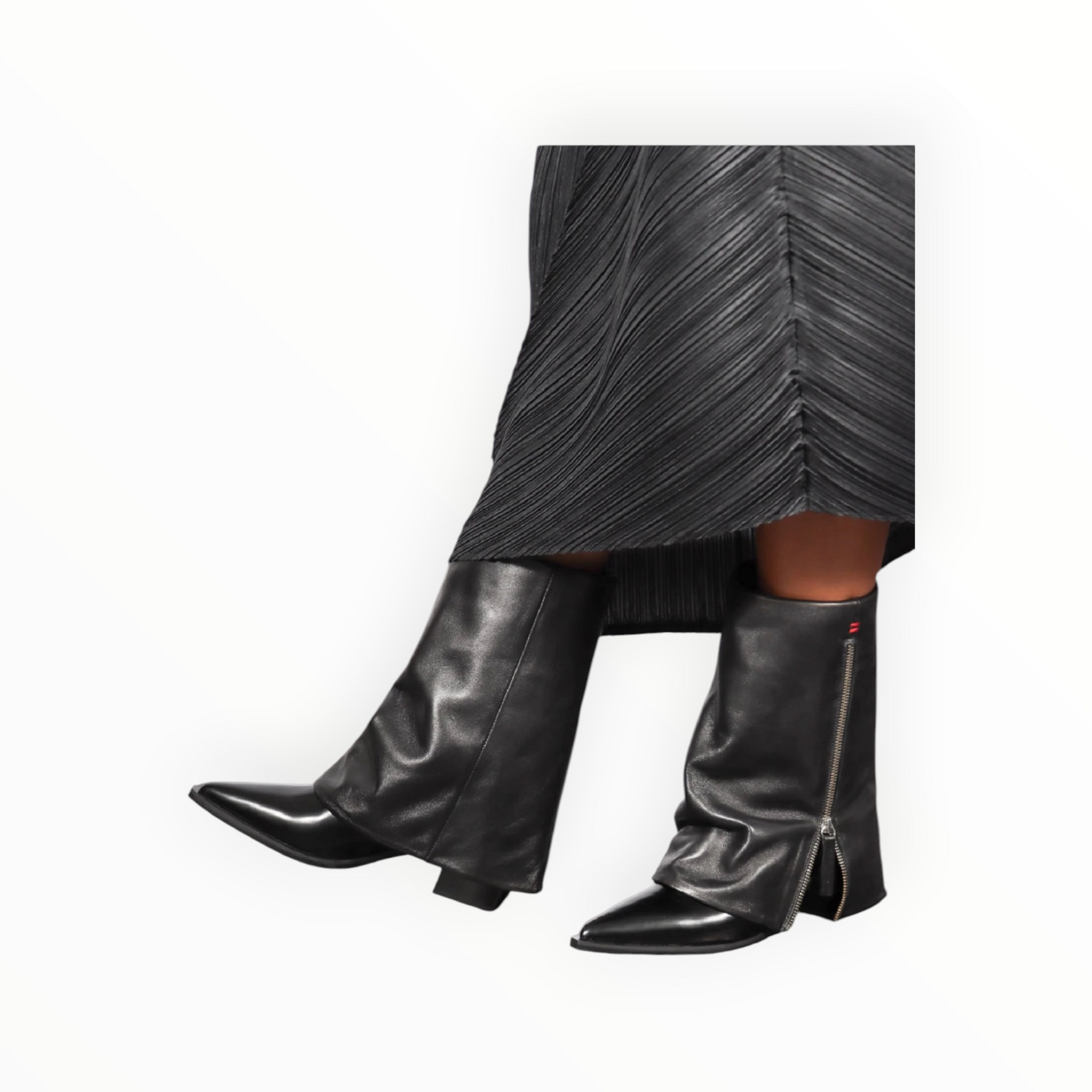 Halmanera Foldover Boot - Black