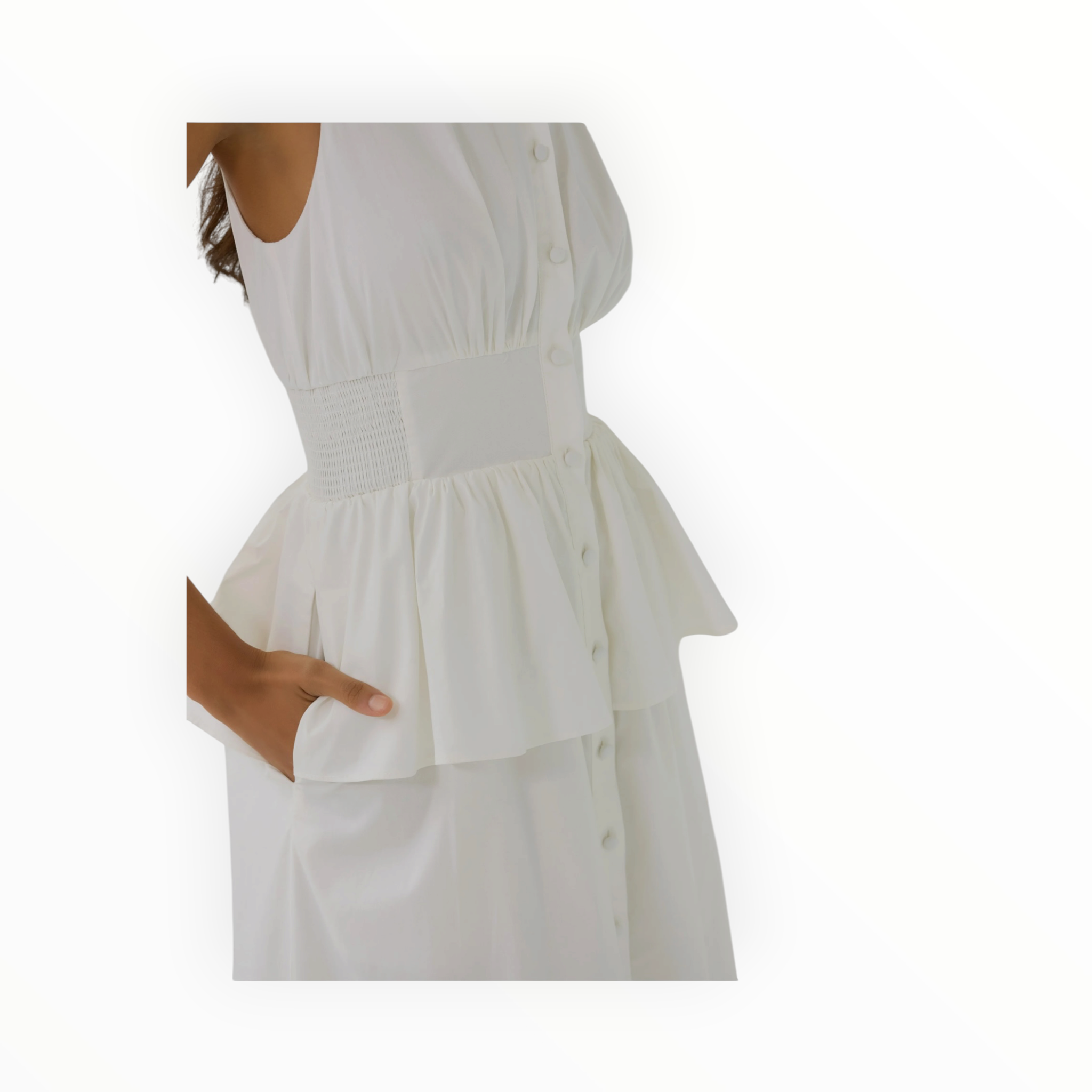 Hutch Paulette Dress - White