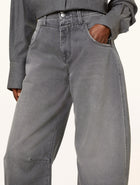 Closed Ridge X Jeans - Mid Grey