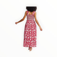 MILLE Garden Dress - Red Zinnia