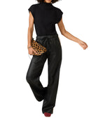 Michael Stars Naira Mock Neck Top - Black