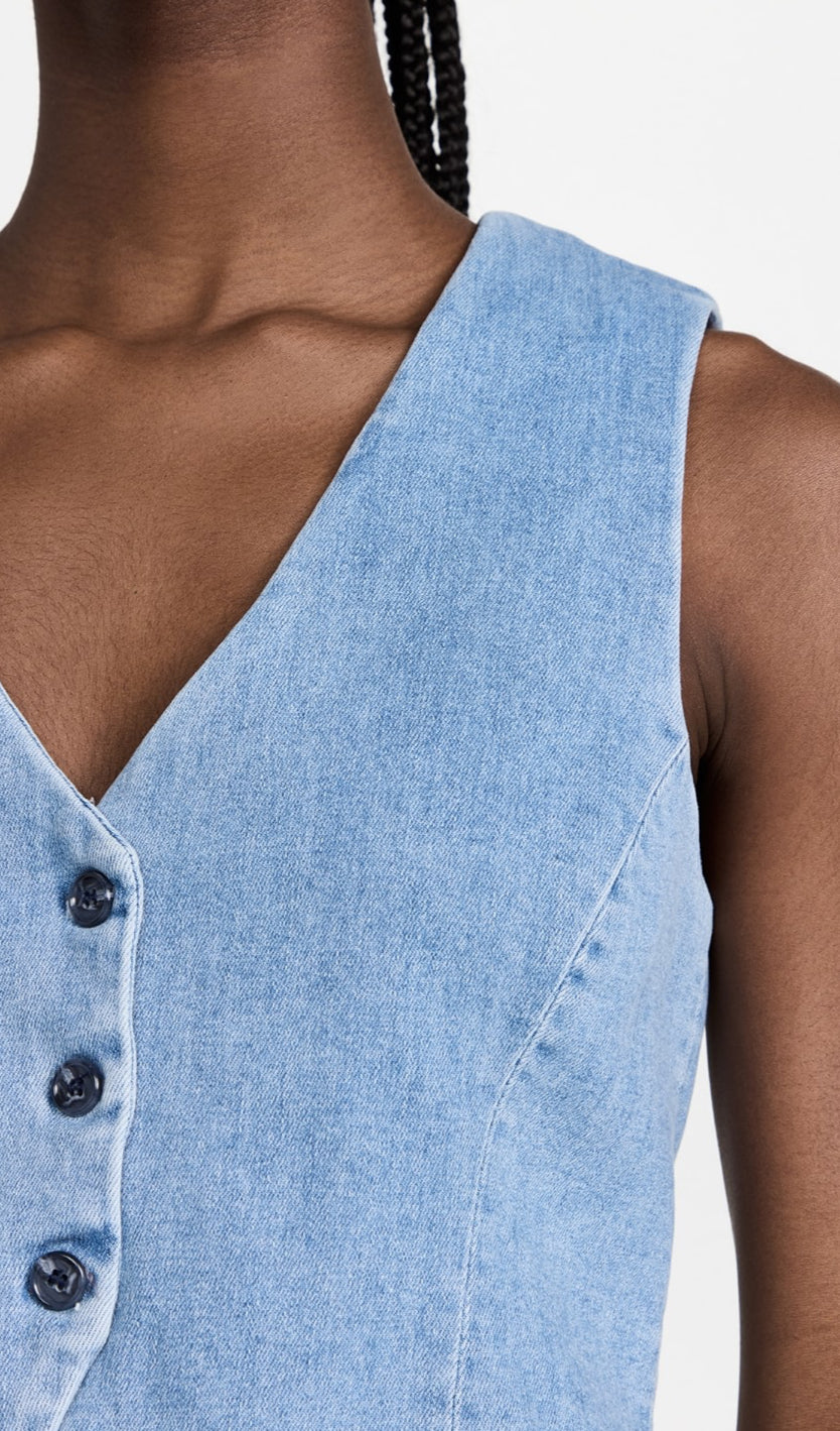 LE JEAN Ella Waistcoat Vest - Sweet Summer