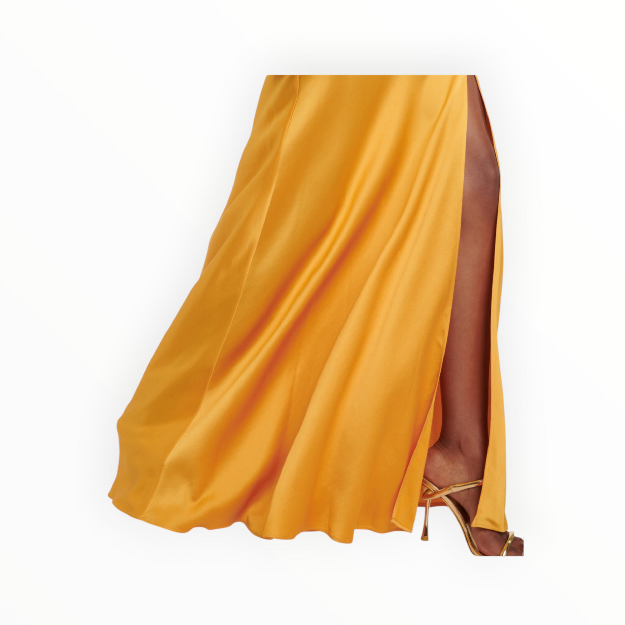 SIMKHAI Finley Satin Gown - Gold