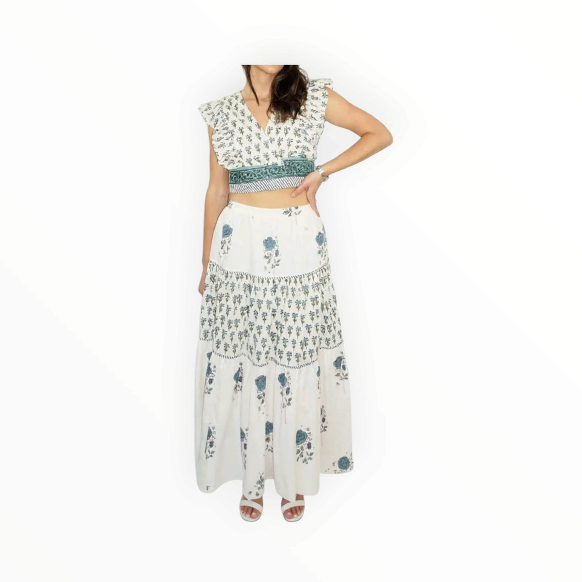 NIBI MTK Drue Tiered Skirt - Multi