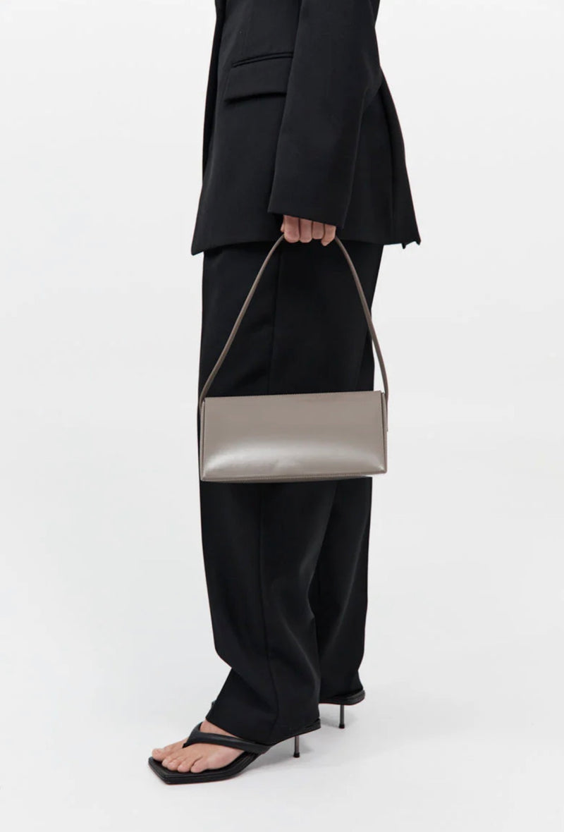 St. Agni Triangle Origami Shoulder Bag - Slate