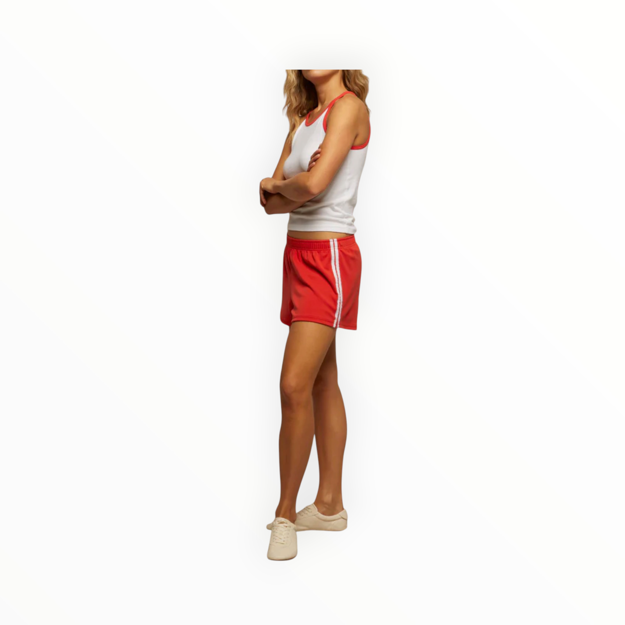 perfectwhitetee Mikayla Shorts - Poppy