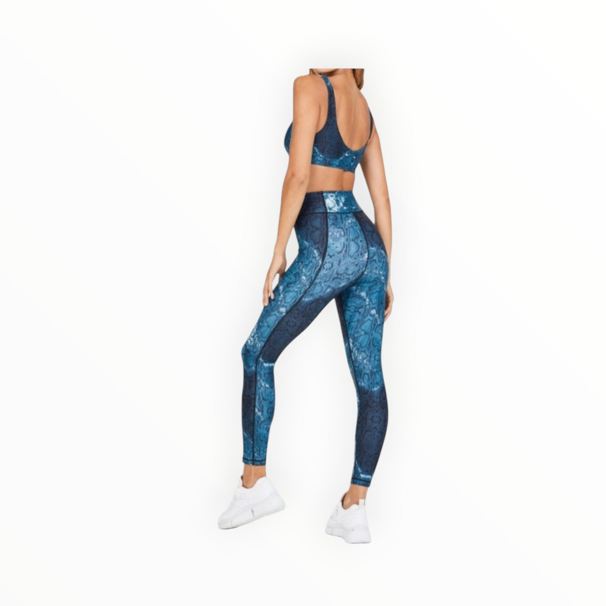 The Upside Tie Dye Python Midi Dance Pant - Jewel