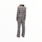 Marissa Webb Perrie Blazer - Steel Plaid