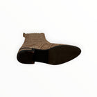 Frēda Salvador Drew Chelsea Boot - Khaki Croc Embossed