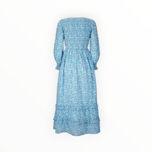 Pink City Prints Isabel V Neck Dress - Mint Hyacinth