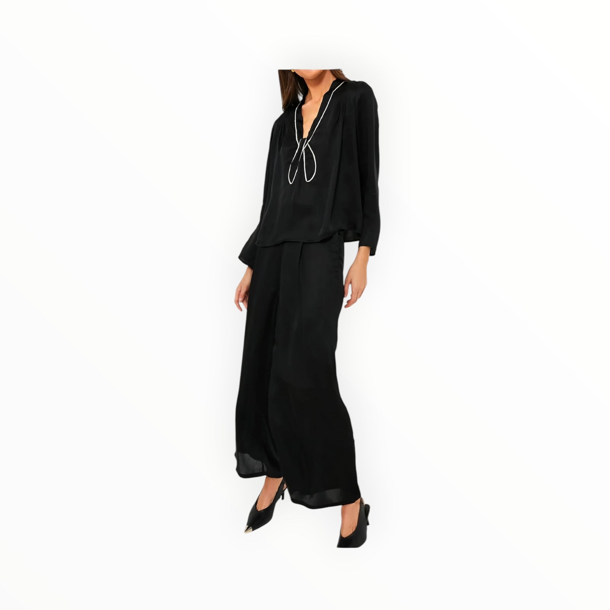 The Great. The Gala Pant - Black