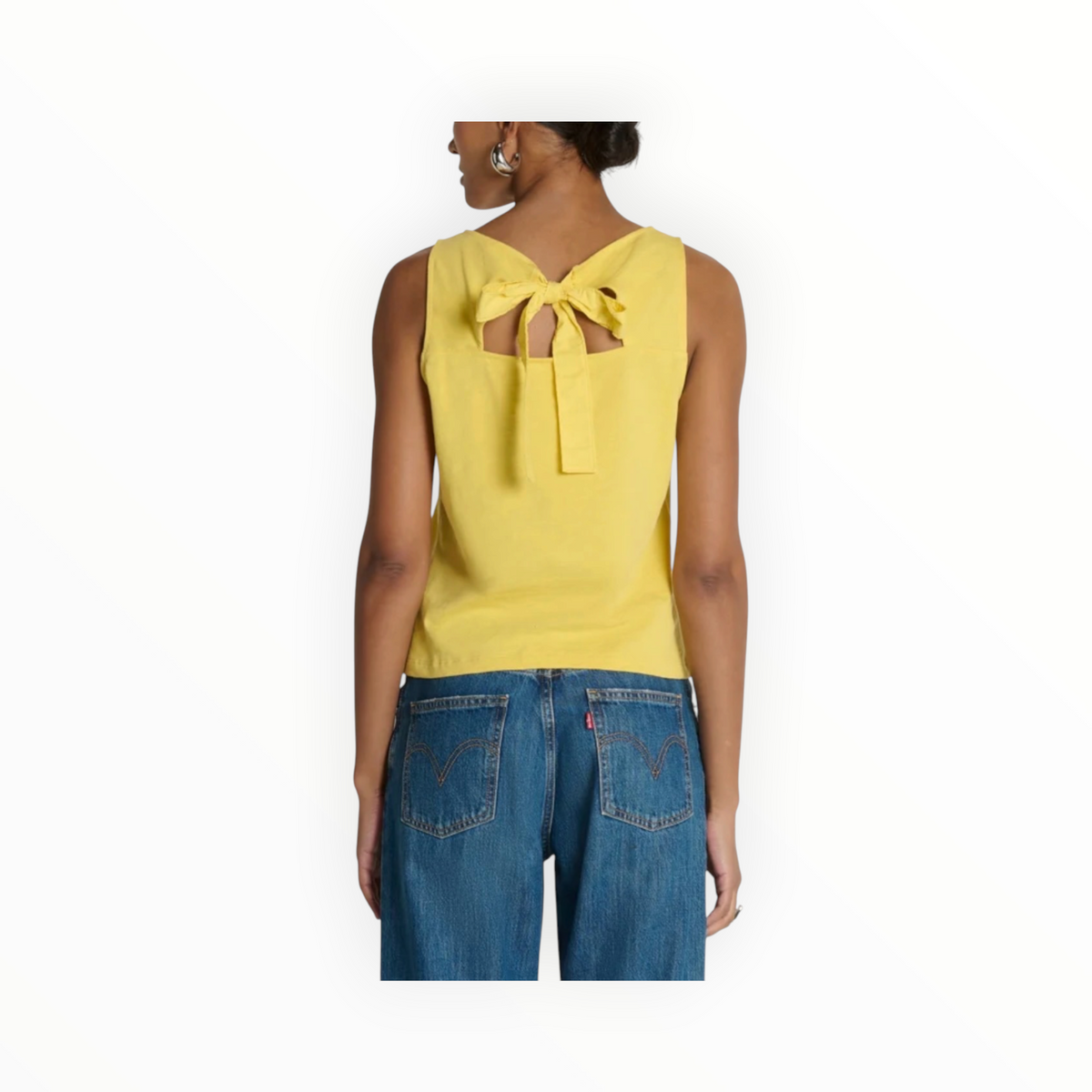 Nation Ltd Sammi Tie Back Tank - Sunshine